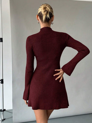 Turtleneck Sweater Dress