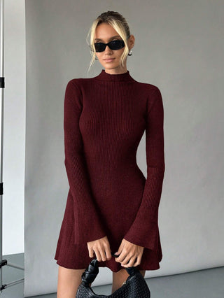Turtleneck Sweater Dress