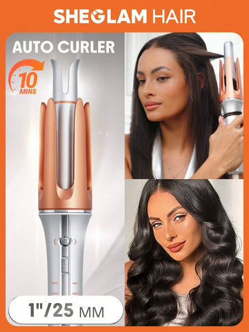 SHEGLAM HAIR It-Curl One-Touch Instant Curler,Automatic Curling Iron,Auto Hair Curler