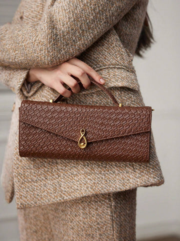 MOTF PREMIUM TEXTURED SQUARE TOP HANDLE BAG