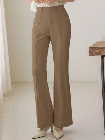 DAZY Business Casual Solid Color Women Suit Pants