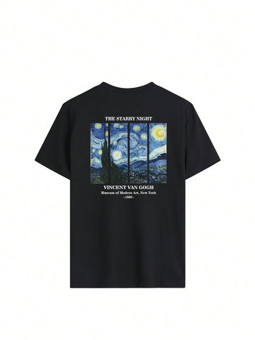 Women's Summer Personalized Letter Printed Pattern Round Neck T-Shirt