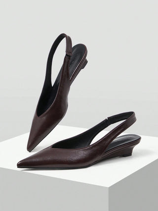 MOTF PREMIUM POINT TOE SLINGBACK FLATS