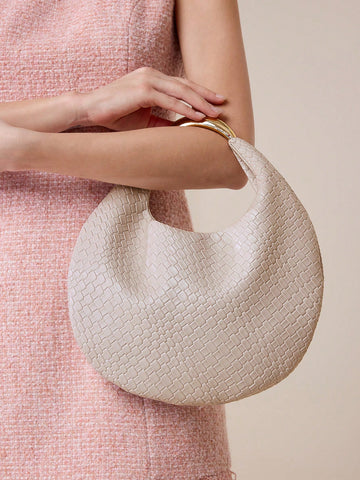 MOTF PREMIUM PU LEATHER EMBOSSED TOP HANDLE BAG