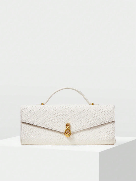 MOTF PREMIUM TEXTURED SQUARE TOP HANDLE BAG