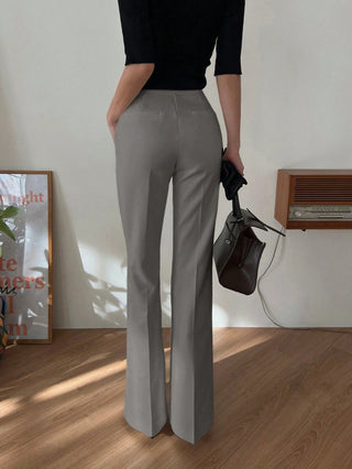 Elongated Flare Leg Pants