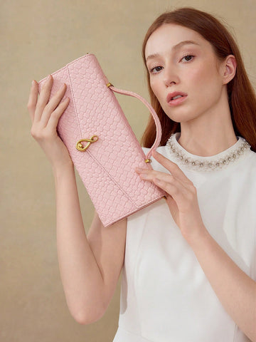 MOTF PREMIUM TEXTURED SQUARE TOP HANDLE BAG