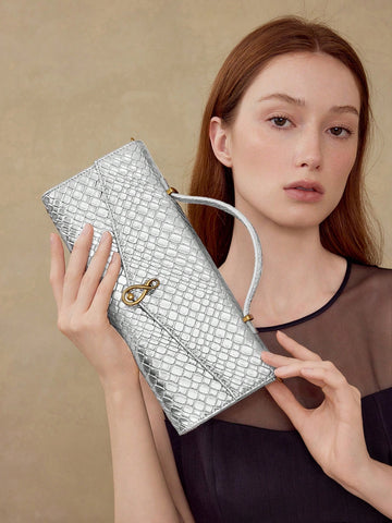 MOTF PREMIUM TEXTURED SQUARE TOP HANDLE BAG