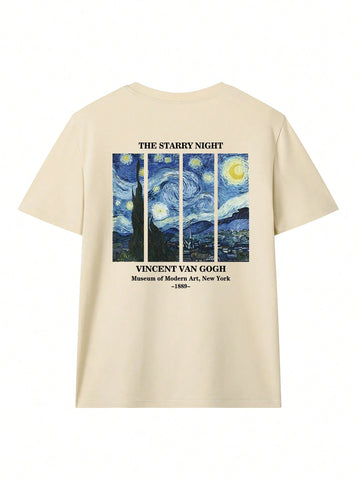 Women's Summer Personalized Letter Printed Pattern Round Neck T-Shirt