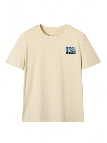 Women's Summer Personalized Letter Printed Pattern Round Neck T-Shirt