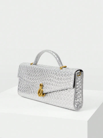 MOTF PREMIUM TEXTURED SQUARE TOP HANDLE BAG
