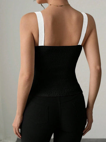 Raffinéa Elegant Rhinestone Bow Tie Camisole