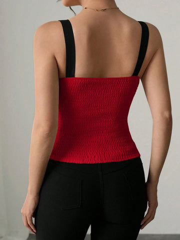 Raffinéa Elegant Rhinestone Bow Tie Camisole