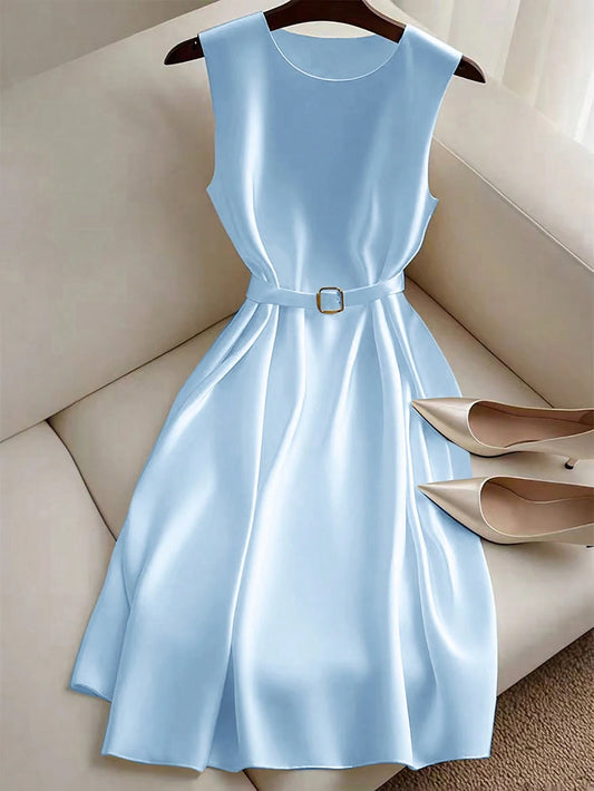 Clasi Women Short Solid Color Dress