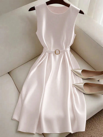 Clasi Women Short Solid Color Dress