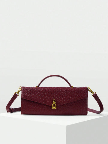 MOTF PREMIUM TEXTURED SQUARE TOP HANDLE BAG