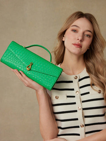 MOTF PREMIUM TEXTURED SQUARE TOP HANDLE BAG