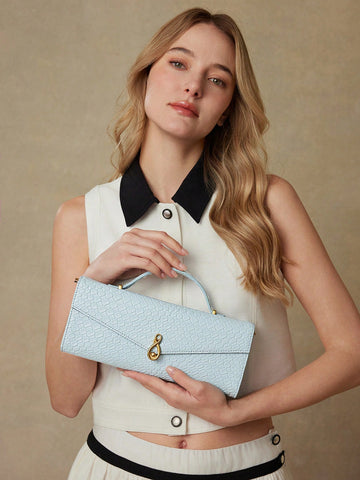 MOTF PREMIUM TEXTURED SQUARE TOP HANDLE BAG