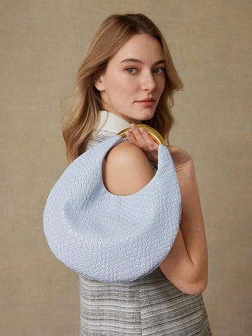 MOTF PREMIUM PU LEATHER EMBOSSED TOP HANDLE BAG