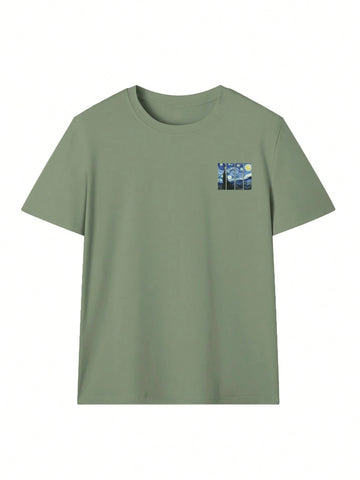 Women's Summer Personalized Letter Printed Pattern Round Neck T-Shirt