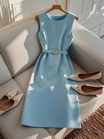 Clasi Women Short Solid Color Dress