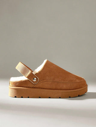 Velvet Warm Versatile Platform Shoes
