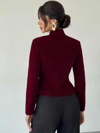 A-Line Hem Long Sleeve Top