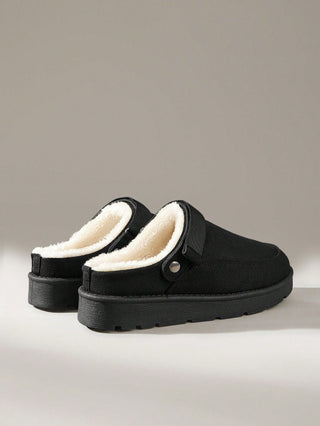 Velvet Warm Versatile Platform Shoes