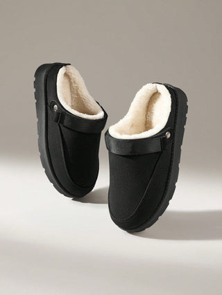 Velvet Warm Versatile Platform Shoes