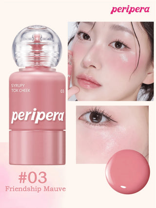 Peripera K-Beauty SYRUPY TOK CHEEK Liquid Blush