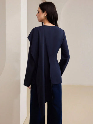 Fashion Split Hem Blouse