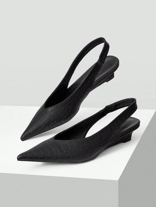 MOTF PREMIUM POINT TOE SLINGBACK FLATS