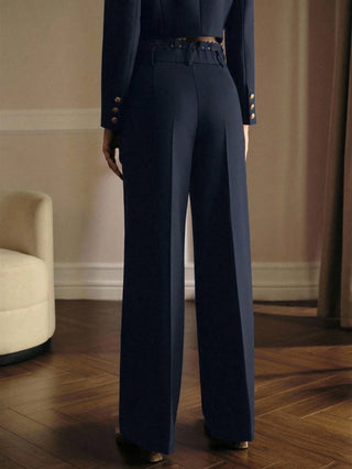 MOTF PREMIUM LACE PATCHWORK SUIT PANTS