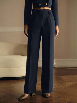 MOTF PREMIUM LACE PATCHWORK SUIT PANTS