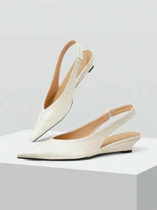 MOTF PREMIUM POINT TOE SLINGBACK FLATS