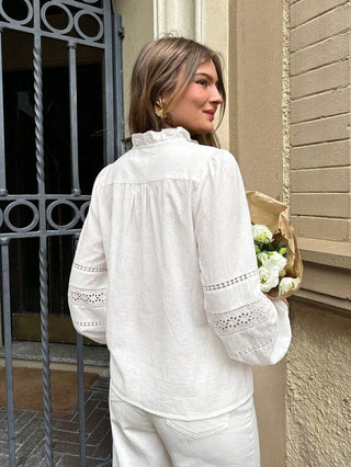 Solid Color Minimalist Long Sleeve Shirt