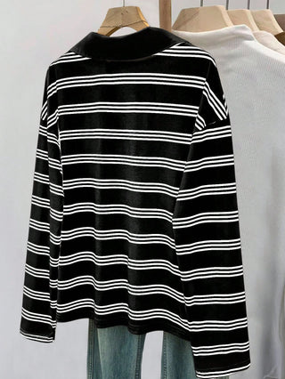 Drop Shoulder Long Sleeve T-Shirt