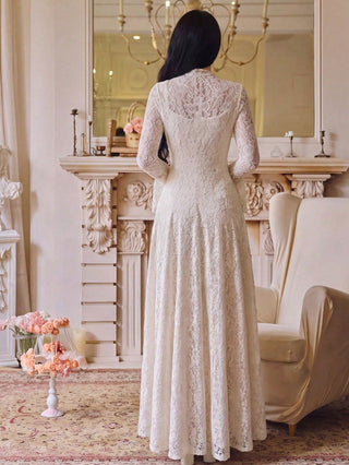 Cinched Waist Slimming Luxury Dress