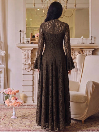 Cinched Waist Slimming Luxury Dress