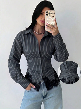 Striped Long Sleeve Shirt