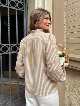 Solid Color Minimalist Long Sleeve Shirt