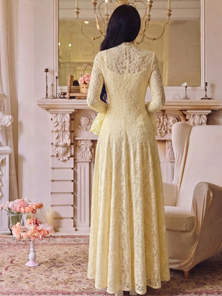 Cinched Waist Slimming Luxury Dress