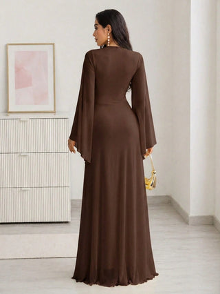 Bell Sleeve Elegant Dress