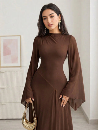 Bell Sleeve Elegant Dress