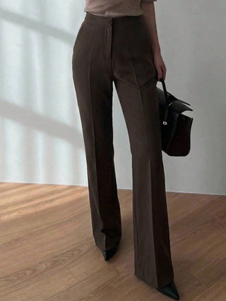 Elongated Flare Leg Pants