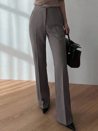 Elongated Flare Leg Pants