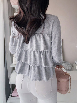 Polka Dot Loose Colorblock Short Sleeve T-Shirt