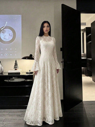Cinched Waist Slimming Luxury Dress