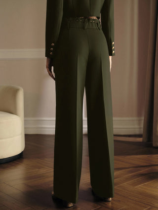 MOTF PREMIUM LACE PATCHWORK SUIT PANTS