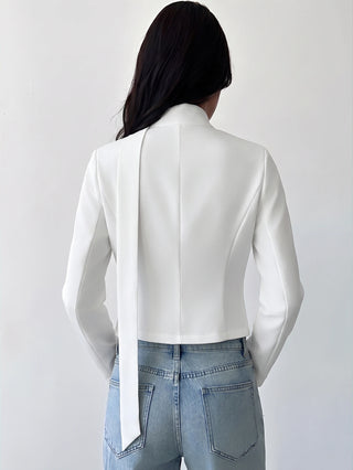 Lace Trim Blazer